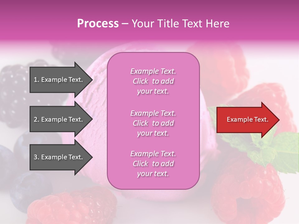 Purple Sweet Fresh PowerPoint Template