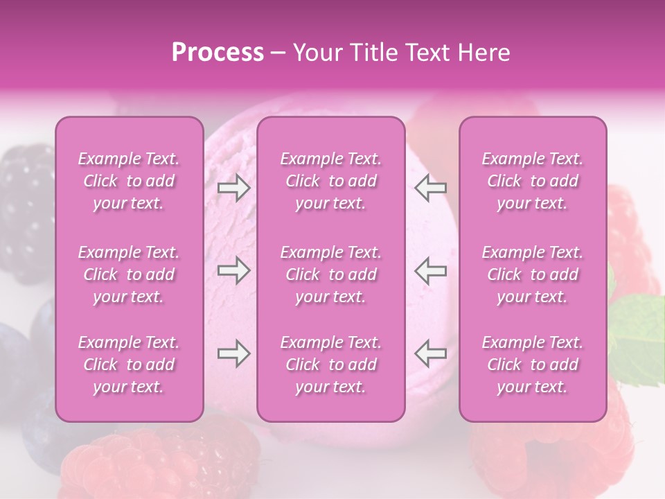 Purple Sweet Fresh PowerPoint Template