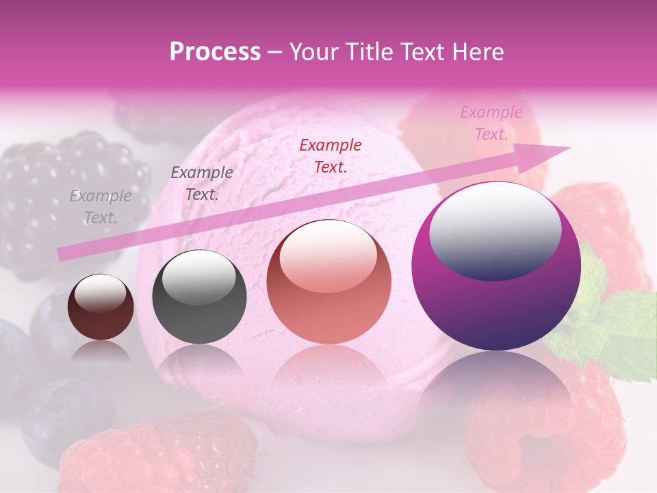 Purple Sweet Fresh PowerPoint Template