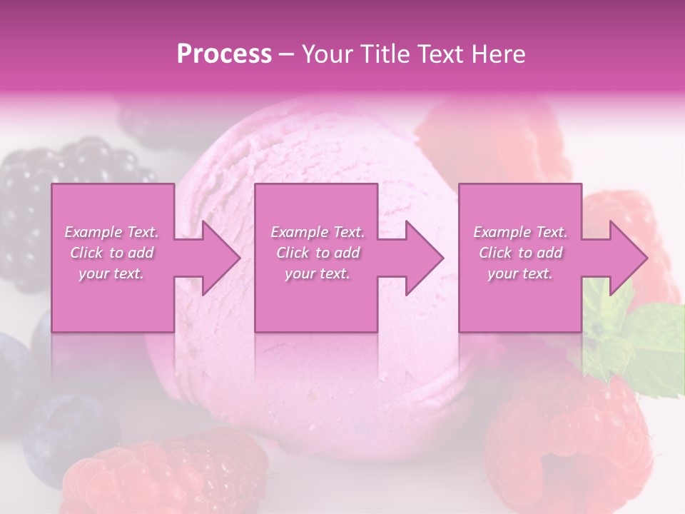 Purple Sweet Fresh PowerPoint Template