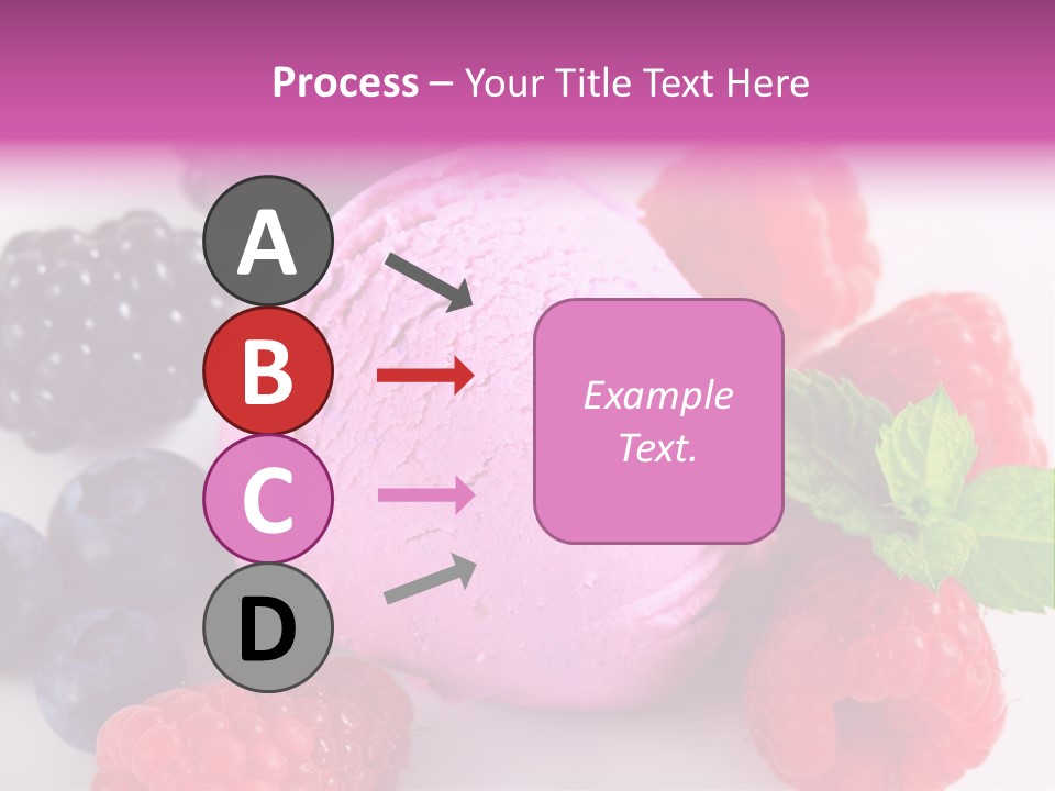 Purple Sweet Fresh PowerPoint Template