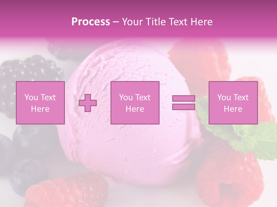 Purple Sweet Fresh PowerPoint Template