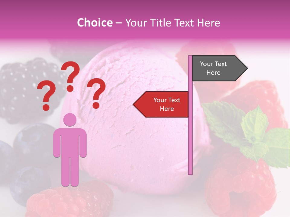 Purple Sweet Fresh PowerPoint Template