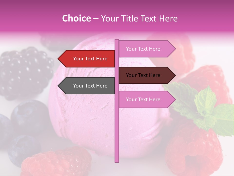 Purple Sweet Fresh PowerPoint Template