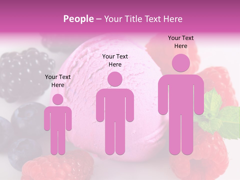 Purple Sweet Fresh PowerPoint Template