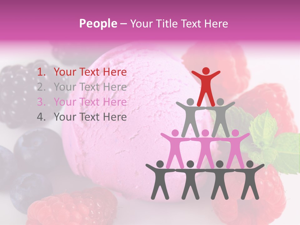 Purple Sweet Fresh PowerPoint Template