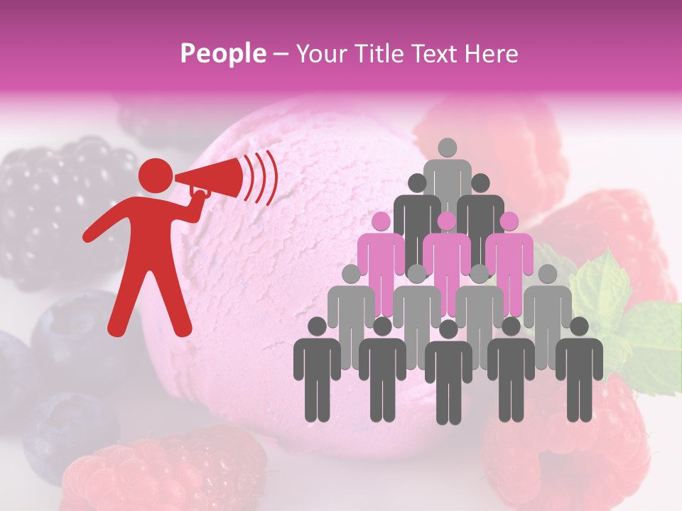 Purple Sweet Fresh PowerPoint Template