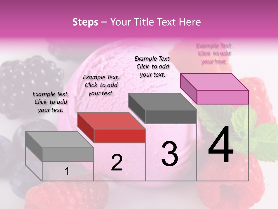 Purple Sweet Fresh PowerPoint Template