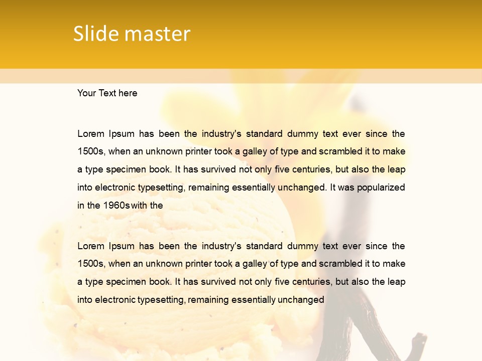 Time Seedpod Summery PowerPoint Template