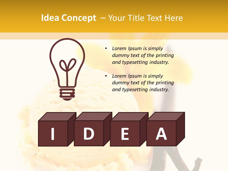 Time Seedpod Summery PowerPoint Template