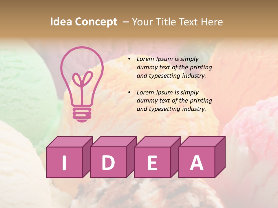 Brown Pink White PowerPoint Template