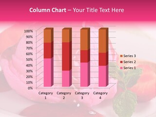 Closeup Fresh Pink PowerPoint Template