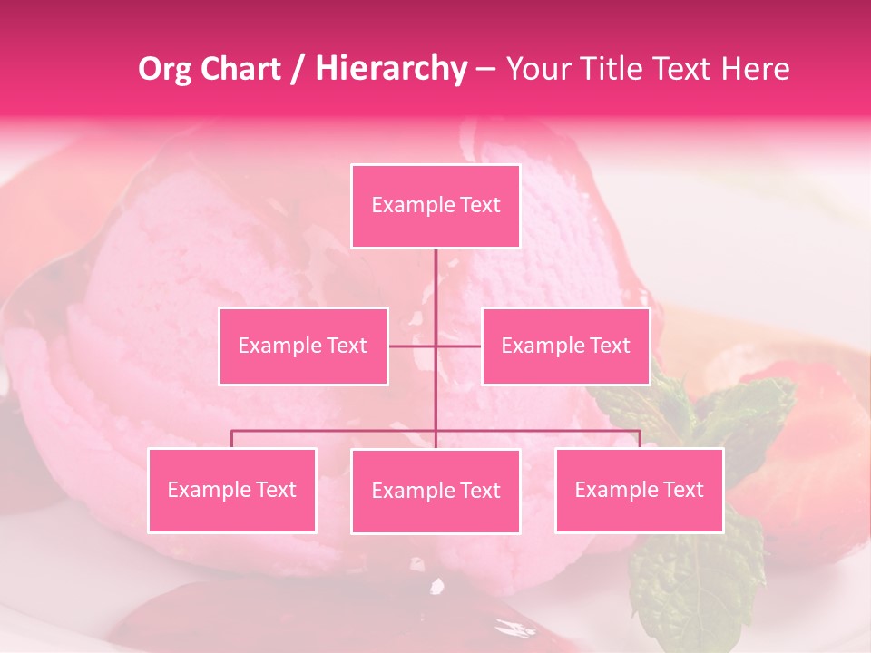 Closeup Fresh Pink PowerPoint Template