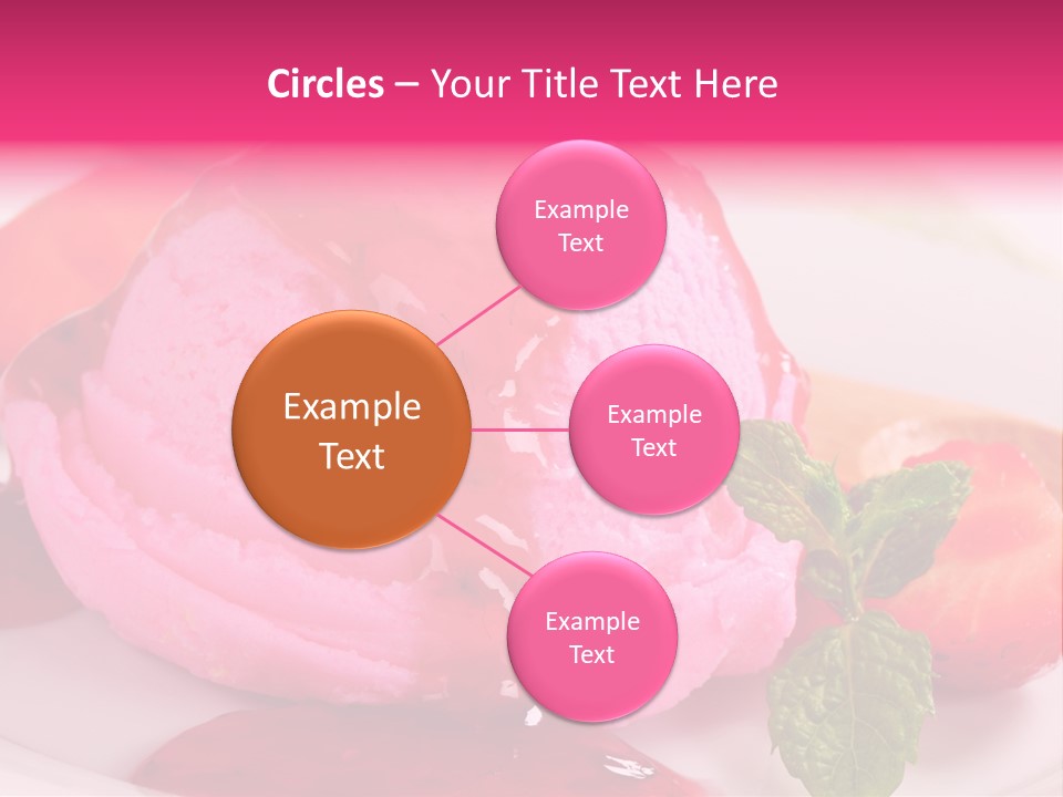 Closeup Fresh Pink PowerPoint Template