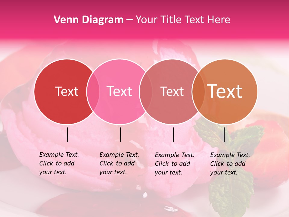 Closeup Fresh Pink PowerPoint Template