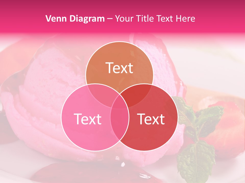 Closeup Fresh Pink PowerPoint Template