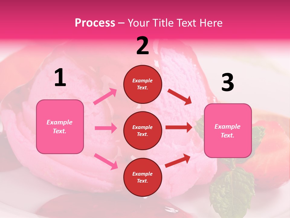 Closeup Fresh Pink PowerPoint Template
