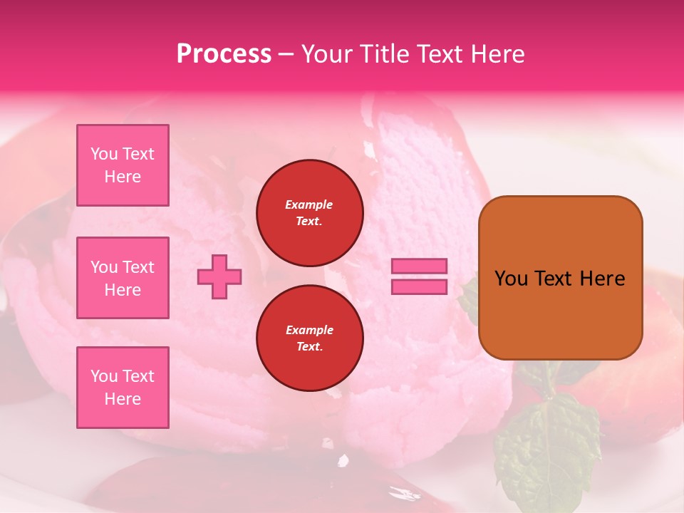Closeup Fresh Pink PowerPoint Template