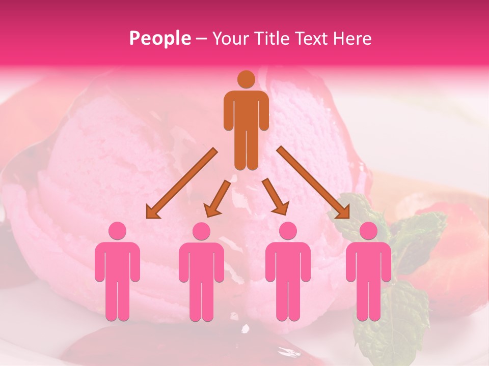 Closeup Fresh Pink PowerPoint Template