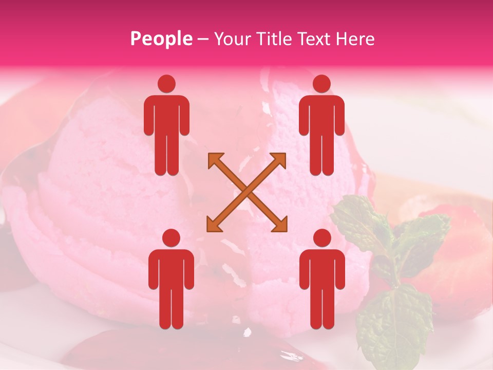 Closeup Fresh Pink PowerPoint Template
