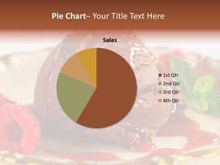 Plate Chocolate Single PowerPoint Template