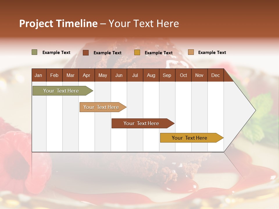 Plate Chocolate Single PowerPoint Template