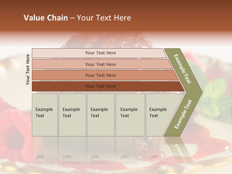 Plate Chocolate Single PowerPoint Template
