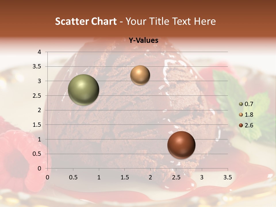 Plate Chocolate Single PowerPoint Template