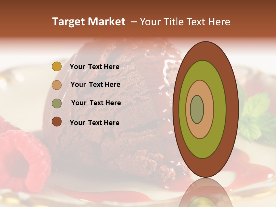 Plate Chocolate Single PowerPoint Template