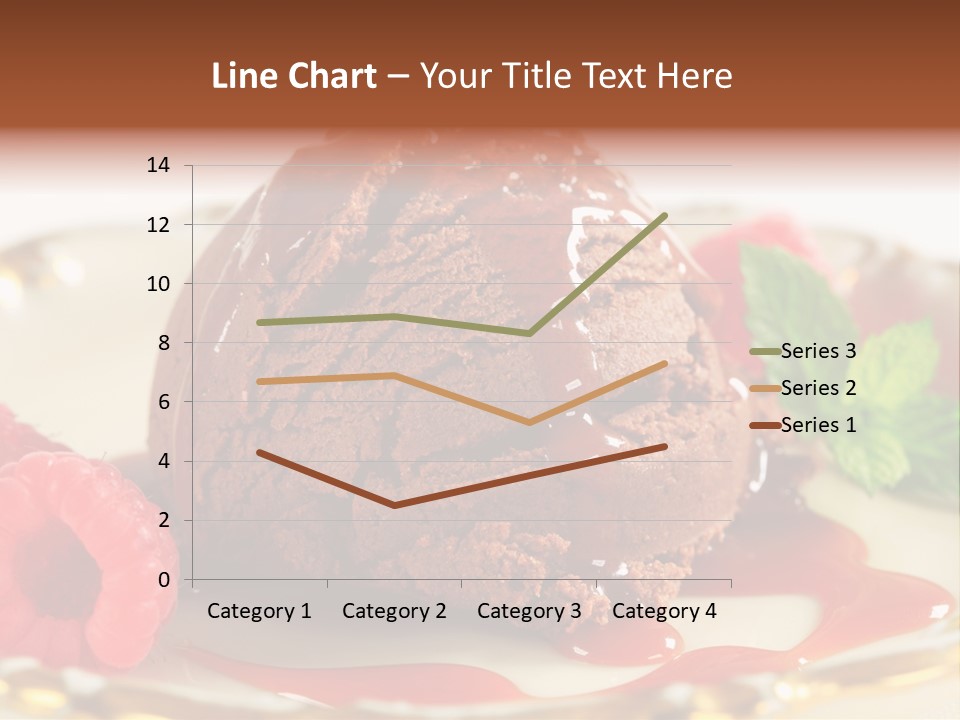 Plate Chocolate Single PowerPoint Template