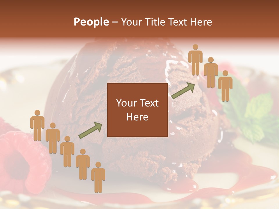 Plate Chocolate Single PowerPoint Template