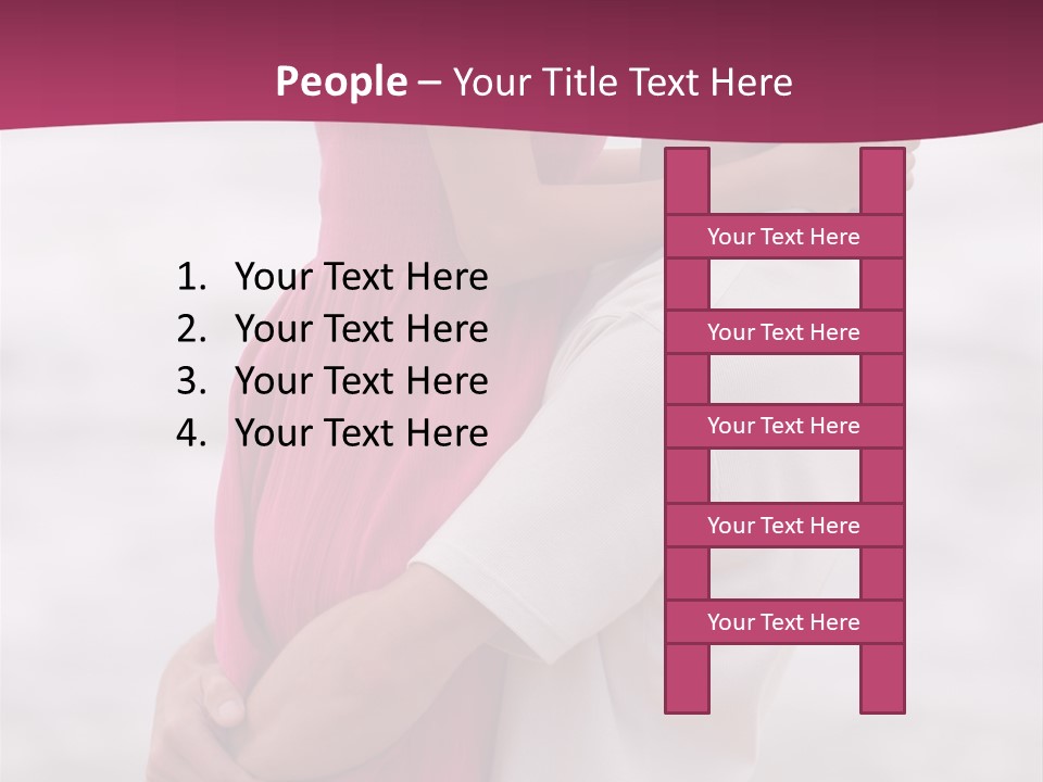 People Kissing Feeling PowerPoint Template