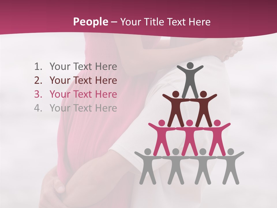 People Kissing Feeling PowerPoint Template