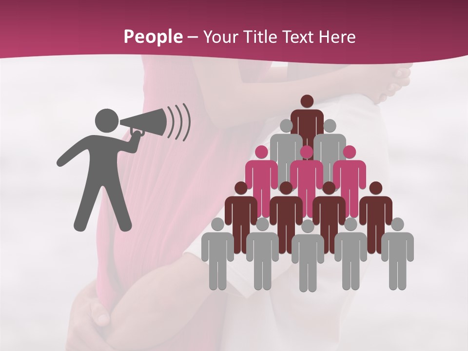 People Kissing Feeling PowerPoint Template