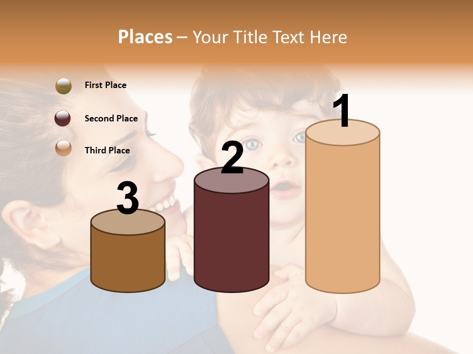 Caucasian Looking Space PowerPoint Template