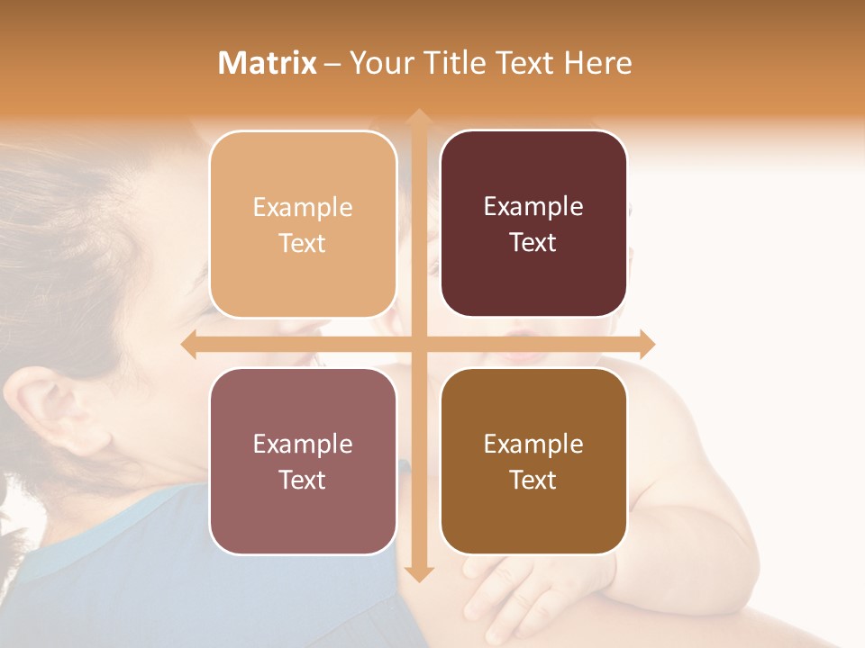 Caucasian Looking Space PowerPoint Template