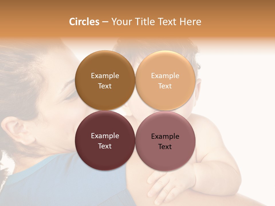 Caucasian Looking Space PowerPoint Template