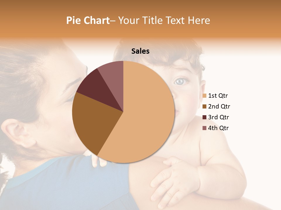 Caucasian Looking Space PowerPoint Template