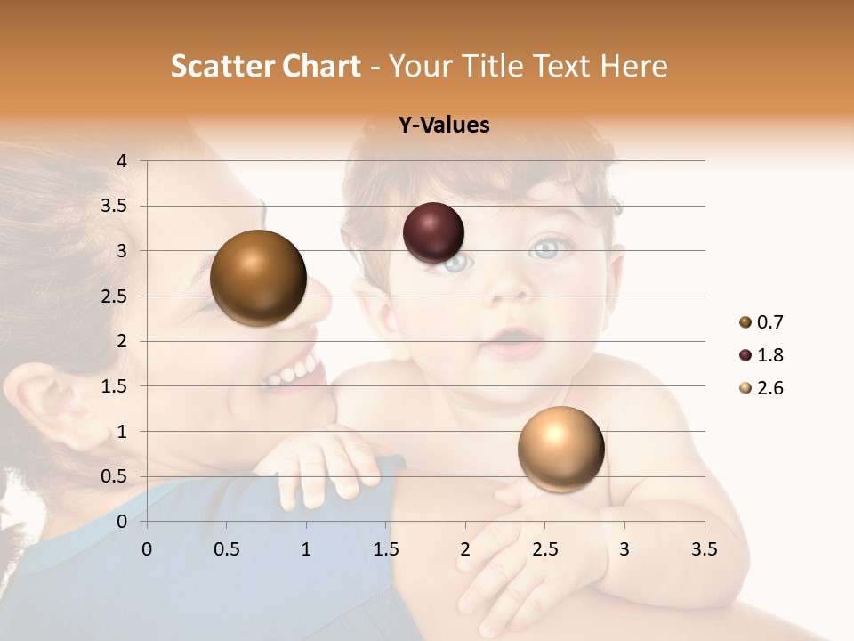 Caucasian Looking Space PowerPoint Template