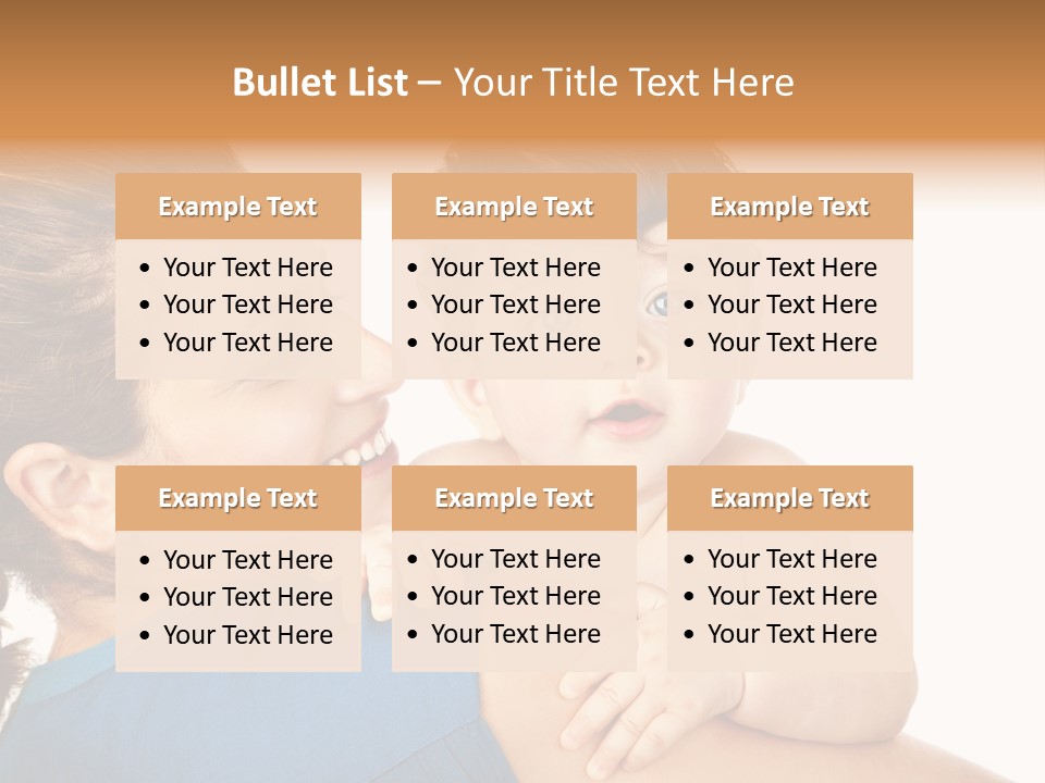 Caucasian Looking Space PowerPoint Template