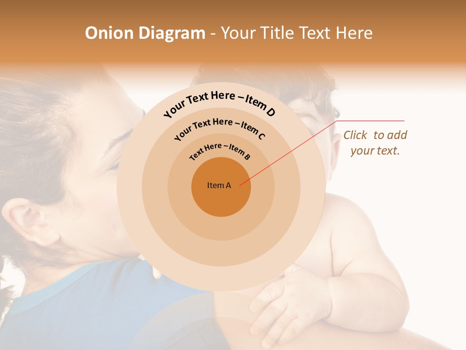 Caucasian Looking Space PowerPoint Template