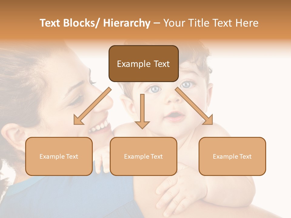 Caucasian Looking Space PowerPoint Template