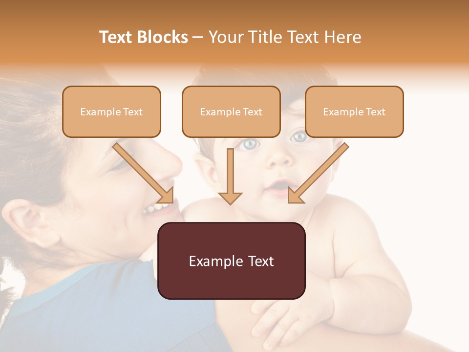 Caucasian Looking Space PowerPoint Template