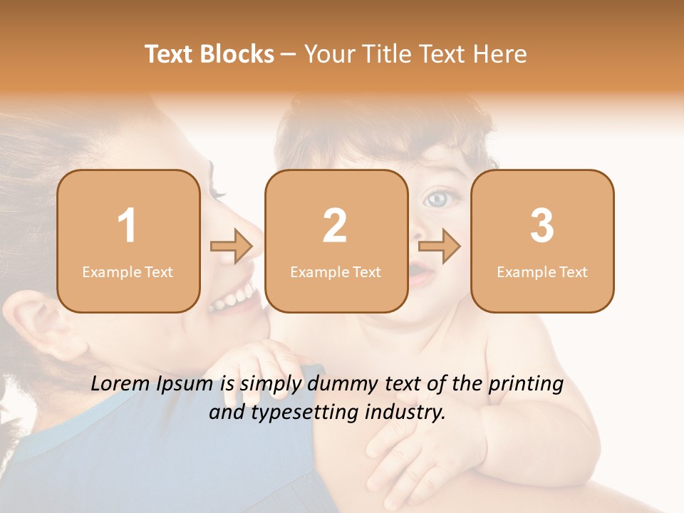 Caucasian Looking Space PowerPoint Template