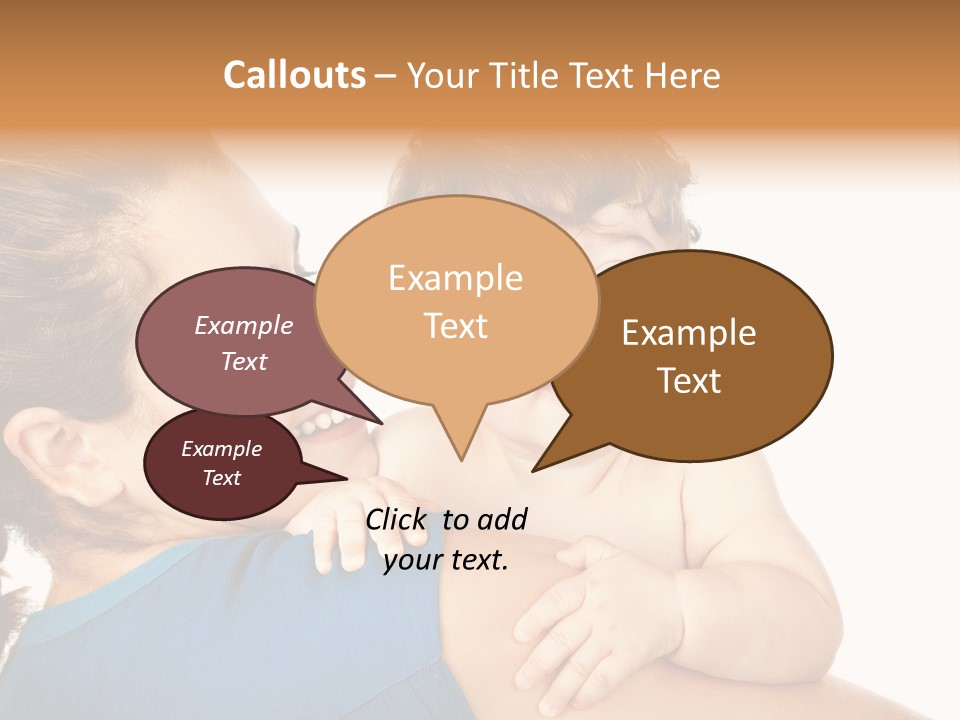 Caucasian Looking Space PowerPoint Template