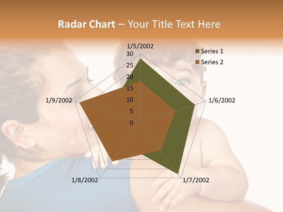 Caucasian Looking Space PowerPoint Template