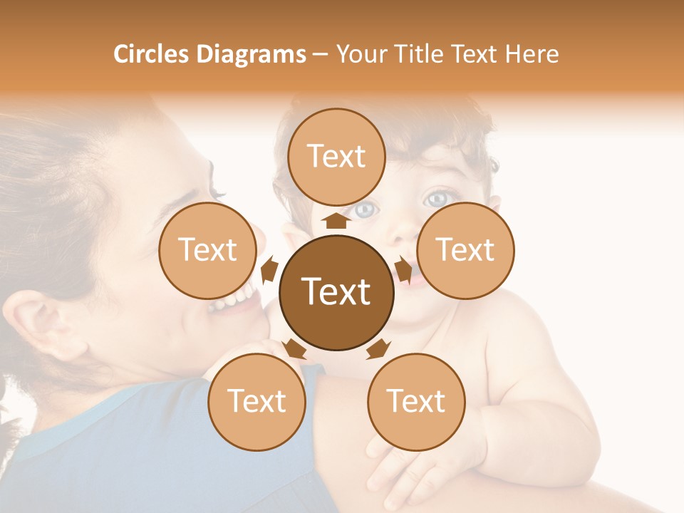 Caucasian Looking Space PowerPoint Template