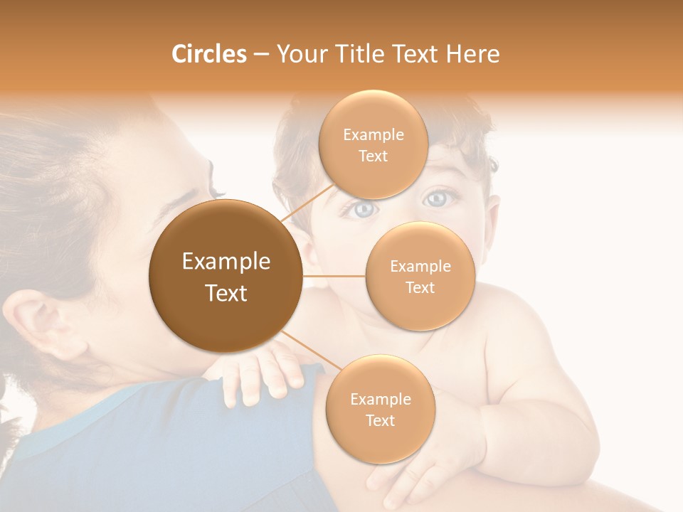 Caucasian Looking Space PowerPoint Template