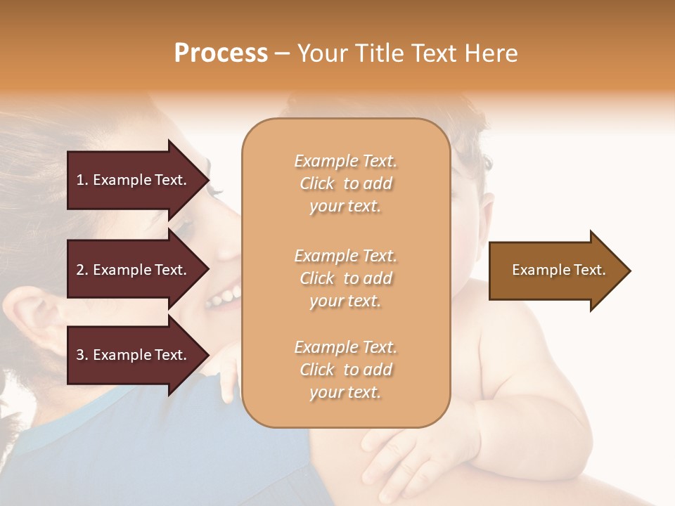 Caucasian Looking Space PowerPoint Template