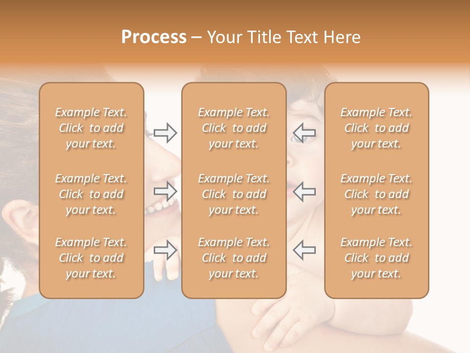 Caucasian Looking Space PowerPoint Template